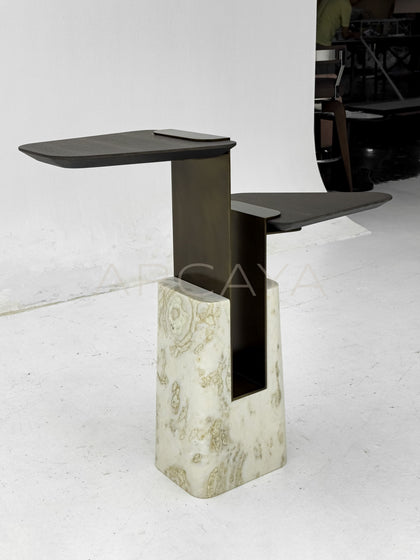 Sculptural Irregular Side Table - scene