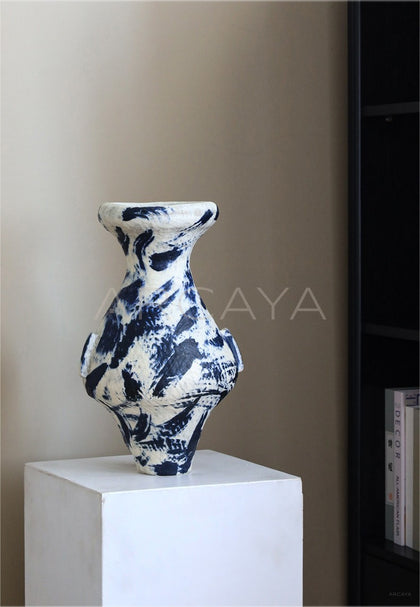 Dadan Jingdezhen Large Chinese Art Vase - scene