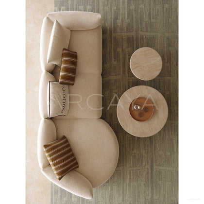 Naturalist Curved Sofa - scene