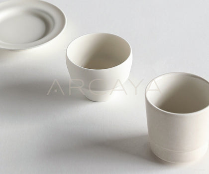 Rongbai Collab Vintage Ceramic Coffee Cup - scene