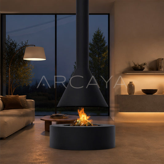 Burnell Hanging Fireplace - main