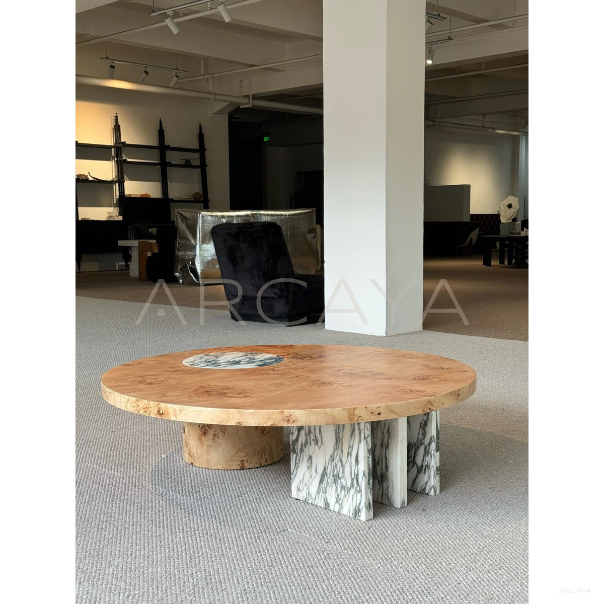 Natural Tone Coffee Table in detail