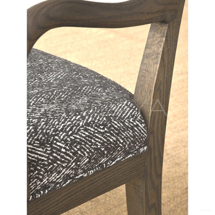 Oak Smoked Light Brushed Dining Chair - scene