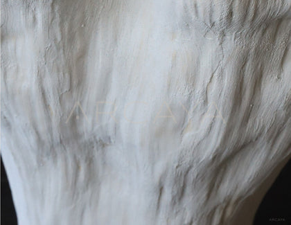 Wabi Sabi Hand Pinched Pleated Ceramic Vase - scene