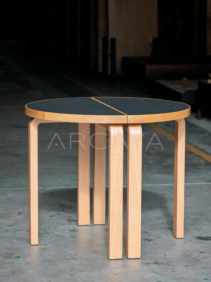 Poetic Round Dining Table - scene