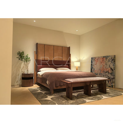 Tall Headboard Six Foot Bed - scene
