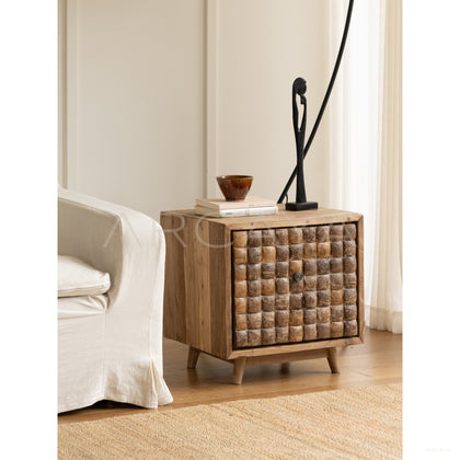Coco Coconut Shell Reclaimed Wood Cabinet - scene