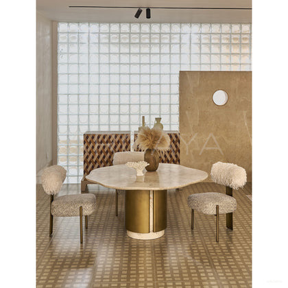 Original Stone Dining Table - scene