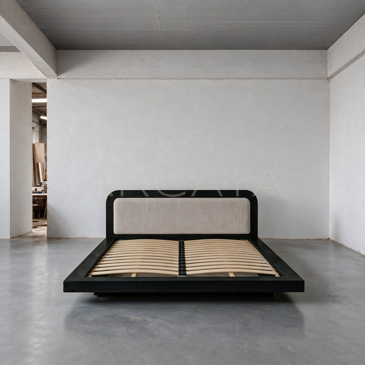Iva Wabi Sabi Solid Wood Bed - main