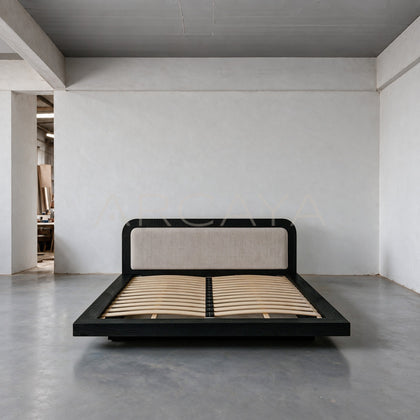 Iva Wabi Sabi Solid Wood Bed - main