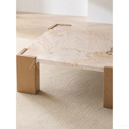 Persian White Jade Coffee Table - scene