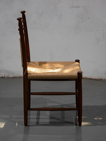 Natural Style Solid Wood Dining Chair - scene