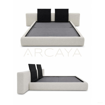 Custom Upholstered Bed - scene