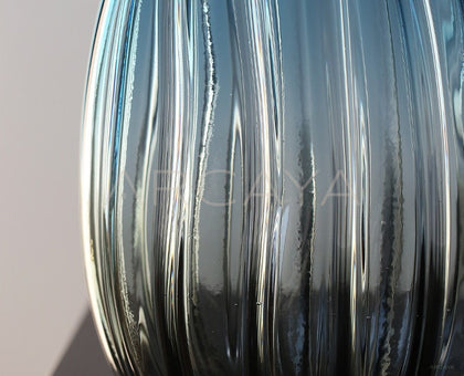 Glazed Glass Peony Vase - scene