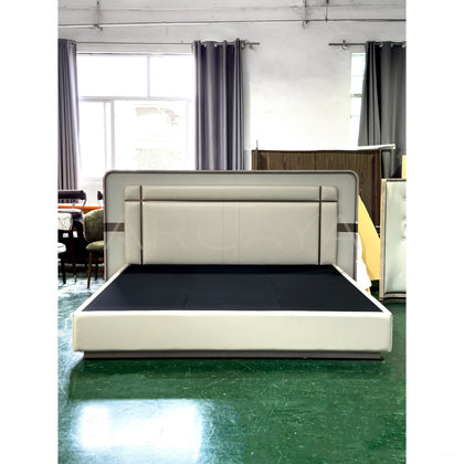Upholstered Double Bed - scene