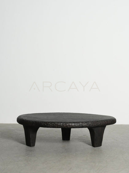 Textured Distressed Coffee Table - scene