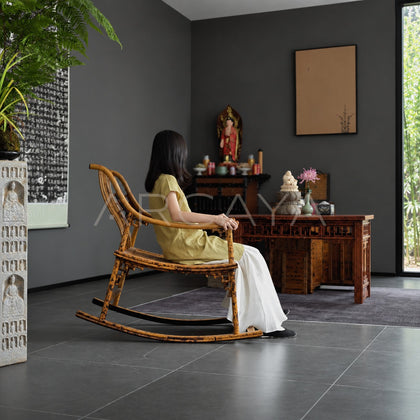 Xiangfei Bamboo Rocking Chair - scene