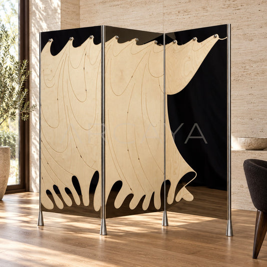 Contemporary Minimalist Art Folding Screen - main