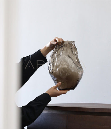 Modern Glass Hydroponic Vase - scene