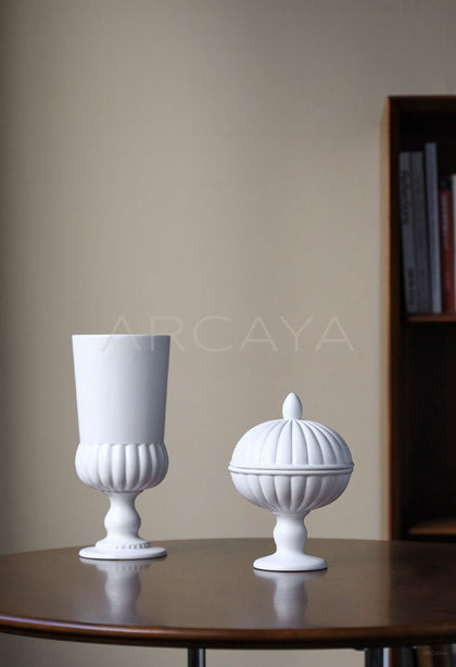 French Mid Century Ceramic Art Vase - photo