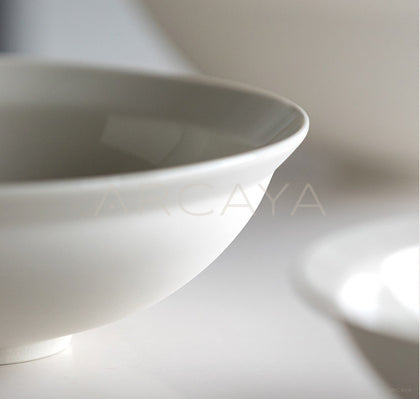 Sunxun Collab Minimalist Plain Conical Bowl - scene