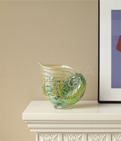 Conch Glass Vase - scene