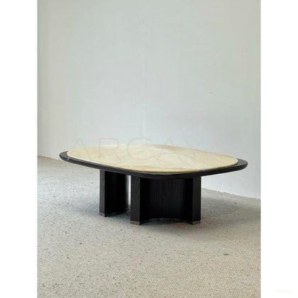 Warm Jade Persian White Coffee Table - scene
