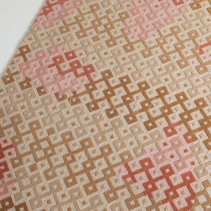Fretwork Pattern Soft Rug - scene