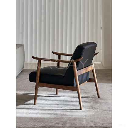 Old Money Mid Century Single Chair - scene