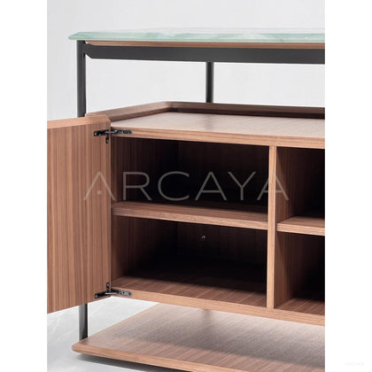 Walnut Marble Sideboard - scene