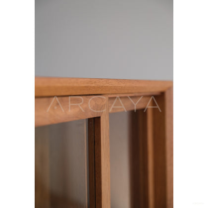 Moku Solid Wood Cabinet - scene