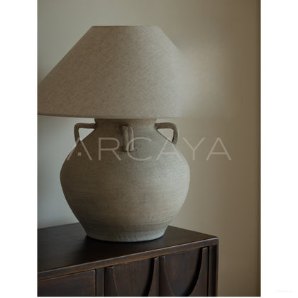 Clay Pot Lamp — Table Lighting - scene