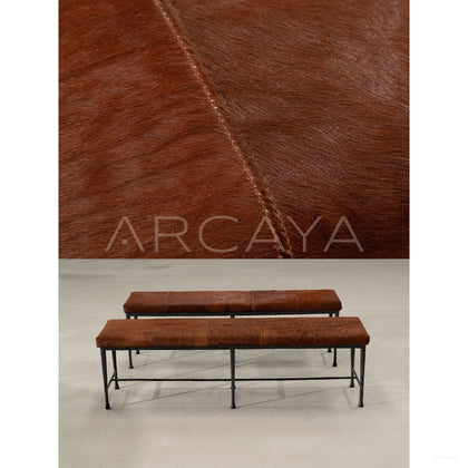 Sud Forged Copper Bench - scene