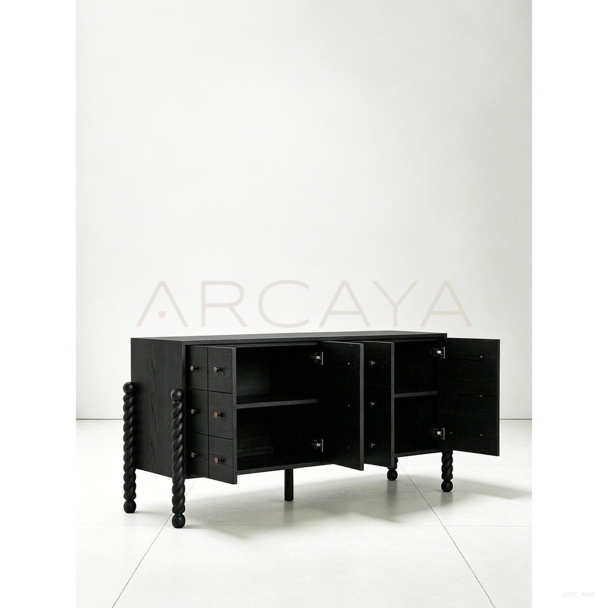 Hawser Oak Sideboard in detail