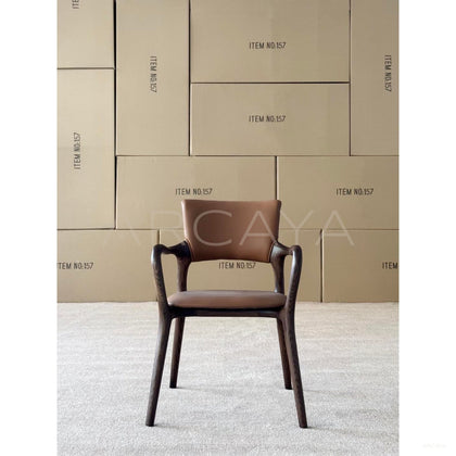 Walnut Tone Dining Chair Series - scene