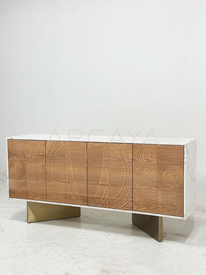 Tree Ring Carved Sideboard - scene