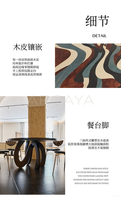 Flowing Symbiotic Art Round Table - scene