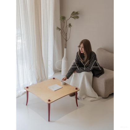 Luoli Red Coffee Table - scene
