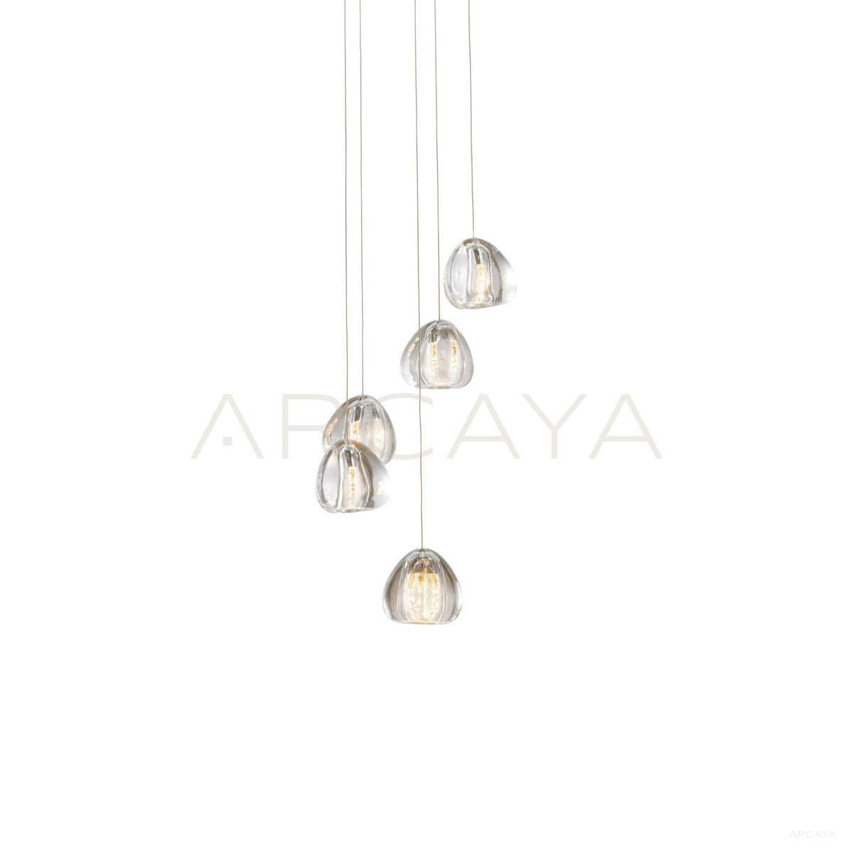Water Drop Glass Pendant Light 10866 in detail