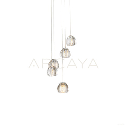 Water Drop Glass Pendant Light 10866 - scene