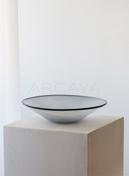 Handmade Glass Fruit Bowl Coffee Table - scene