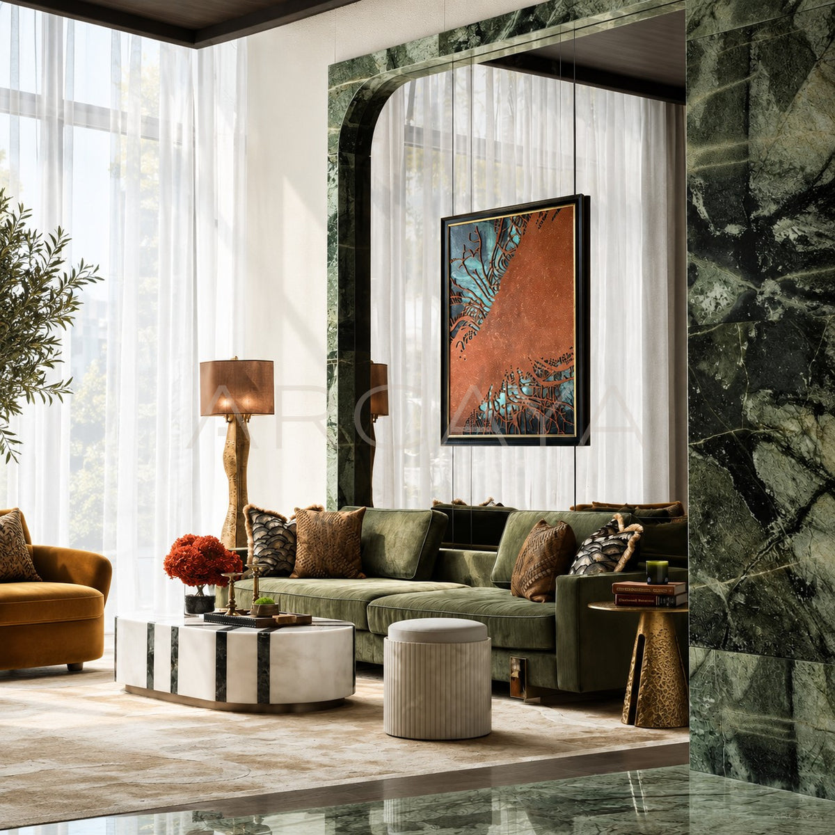 Flowing Color Wall Art - main