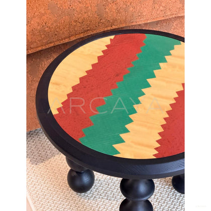 Vintage Accent Side Table - scene
