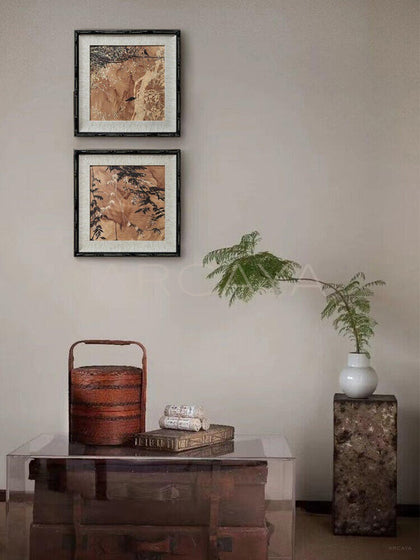 Contemporary Zen Oriental Wall Art - scene
