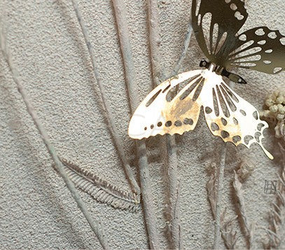 Mixed Media Wall Art 2401G0300 - detail