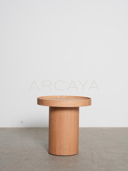 Artistic Round Coffee Table - scene