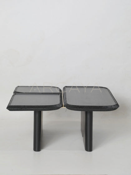 Yiduo Wave Geometric Coffee Table - scene