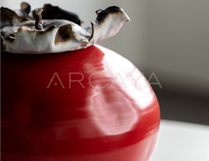 Vintage Handmade Ceramic Vase Living Room - scene