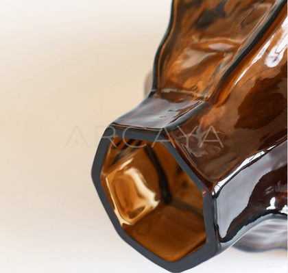 Mid Century Glass Art Vase - scene
