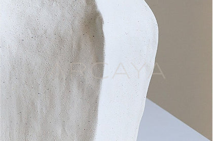 Handmade Sand Multi Faceted Ceramic Vase - scene